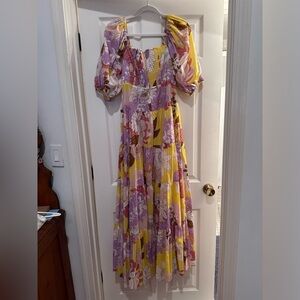 Cara Cara size medium Quinn Dress - Lavender Retro